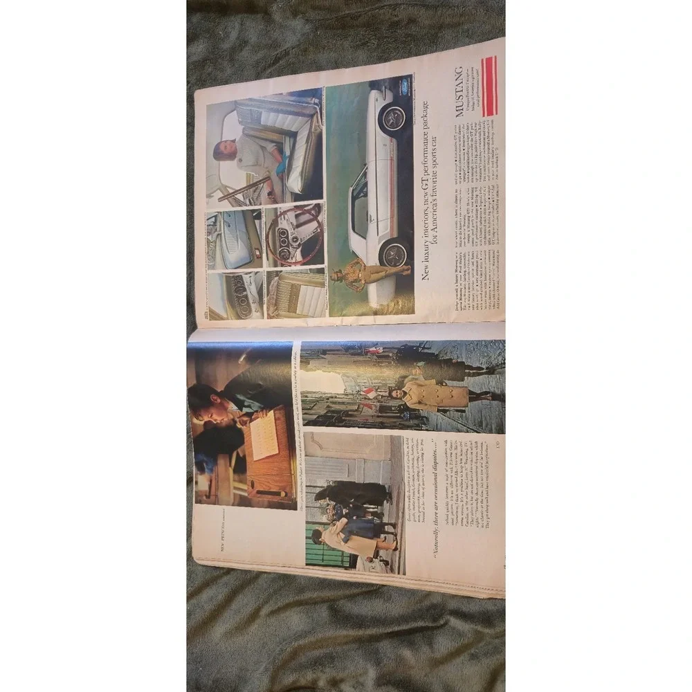 Vintage 1965 LOOK Magazine Lot of 4 JFK‎ Kennedy w/ Protectors & Life Boards